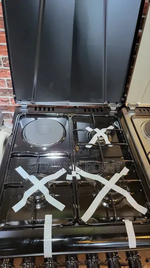 Pixel 60cm by 50cm Cooker Black