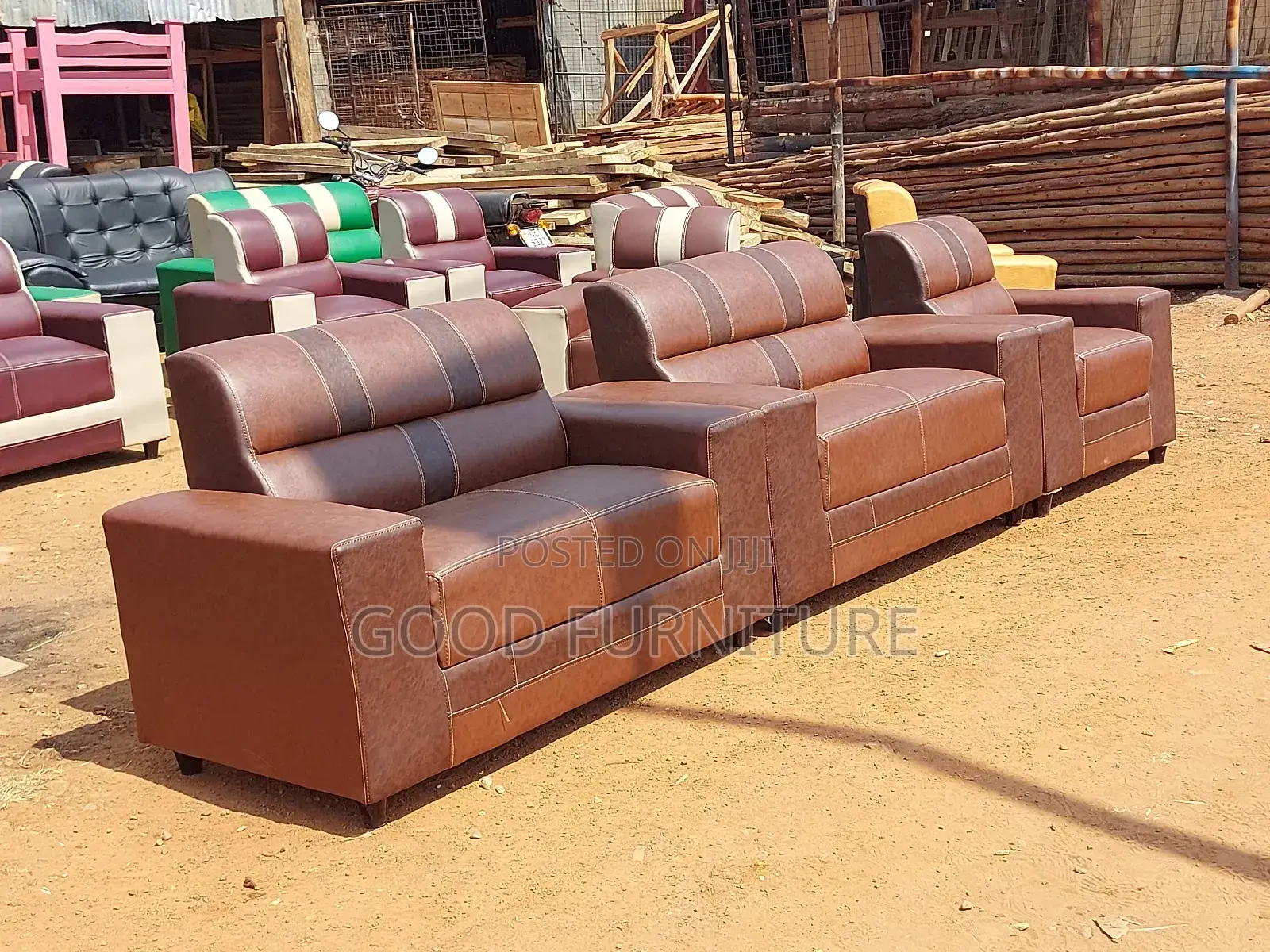 Five Seaters Sofas Set