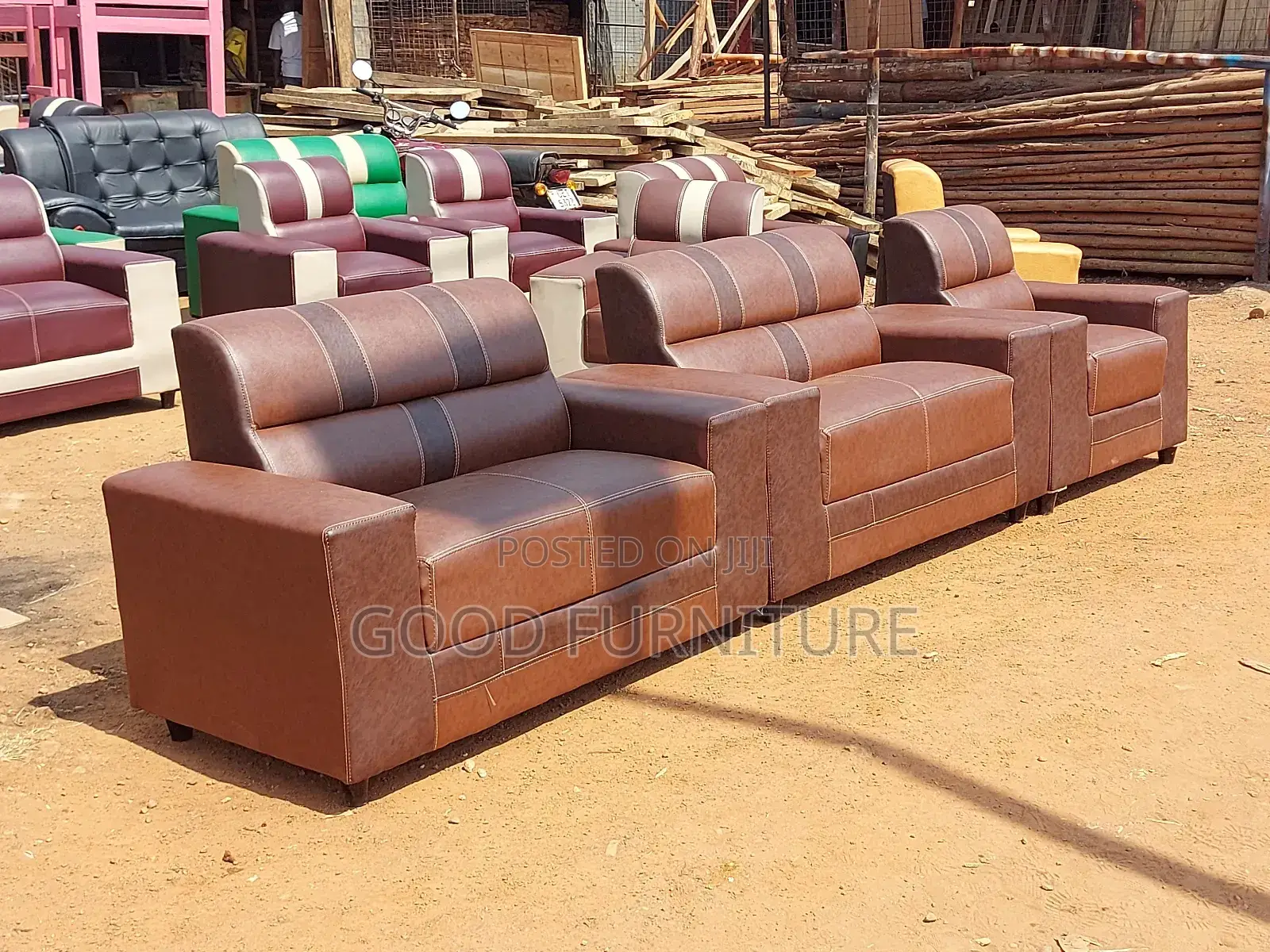 Five Seaters Sofas Set