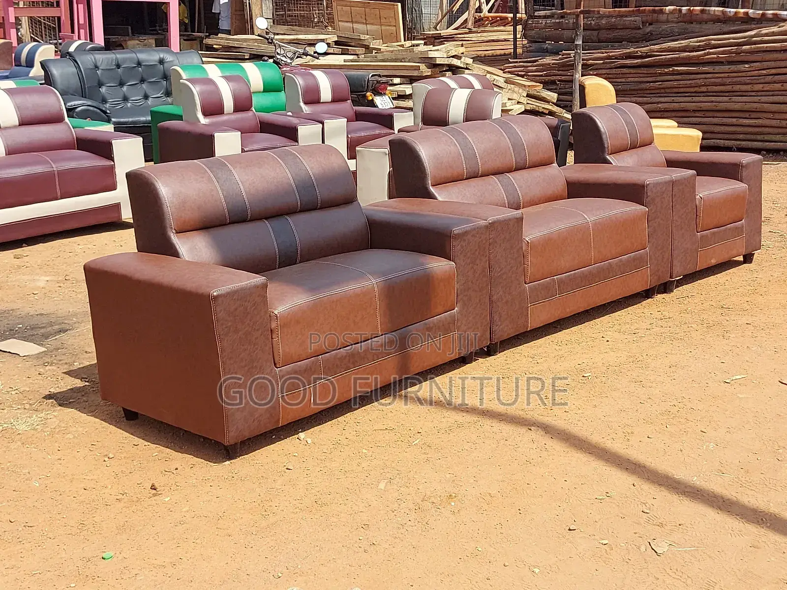 Five Seaters Sofas Set