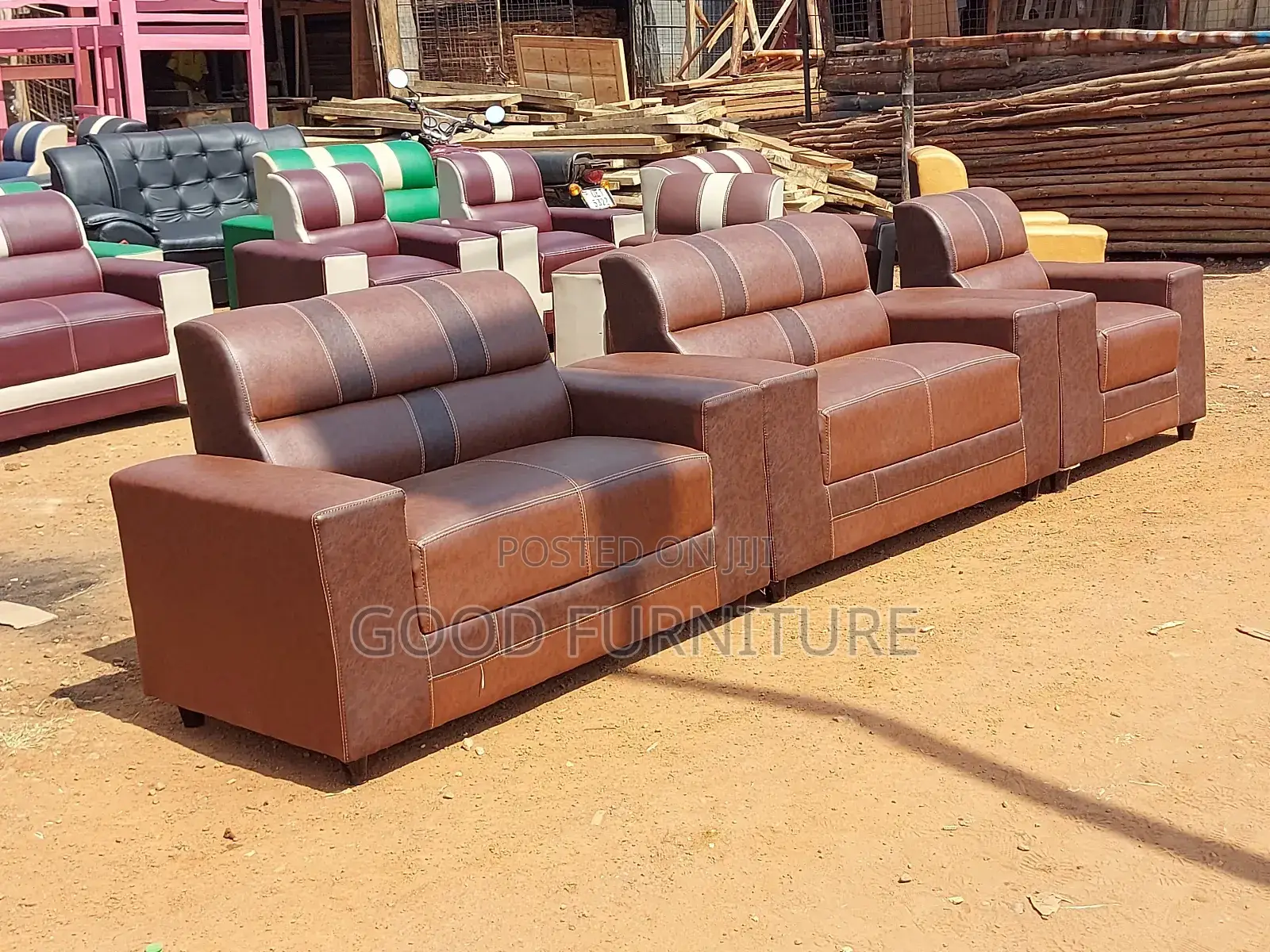 Five Seaters Sofas Set