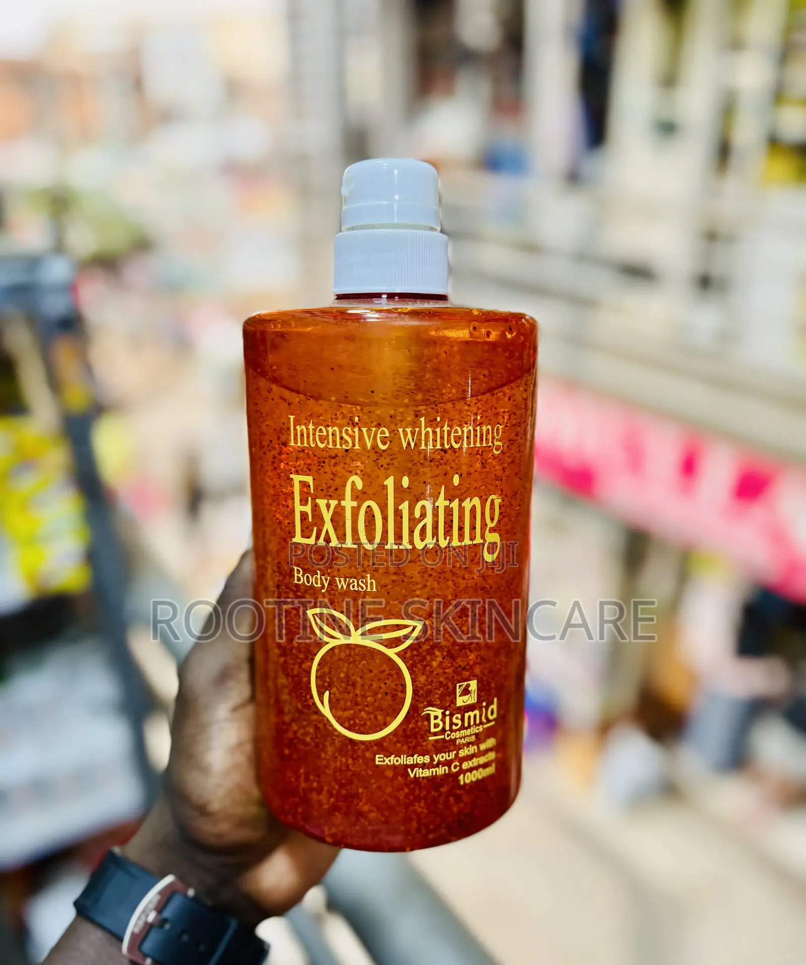 Bismid Intense Whitening Exfoliating Body Wash 1000mls
