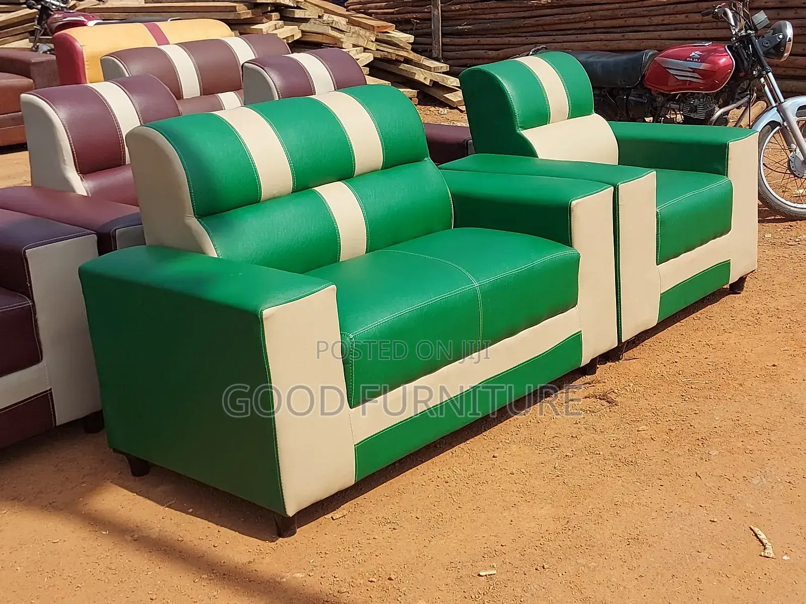 Unmatched Three Seaters Sofas