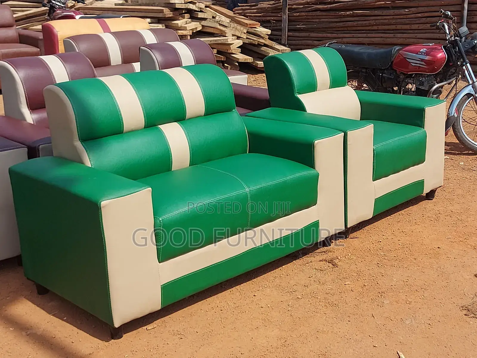 Unmatched Three Seaters Sofas