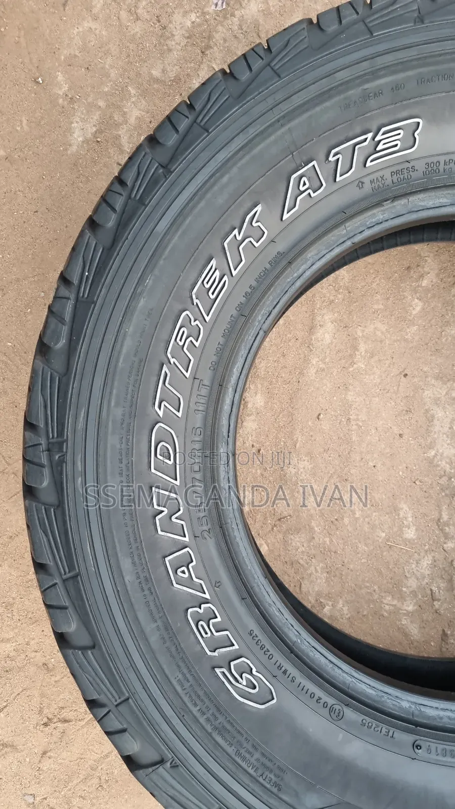 255/70r16 Dunlop Foreign Used