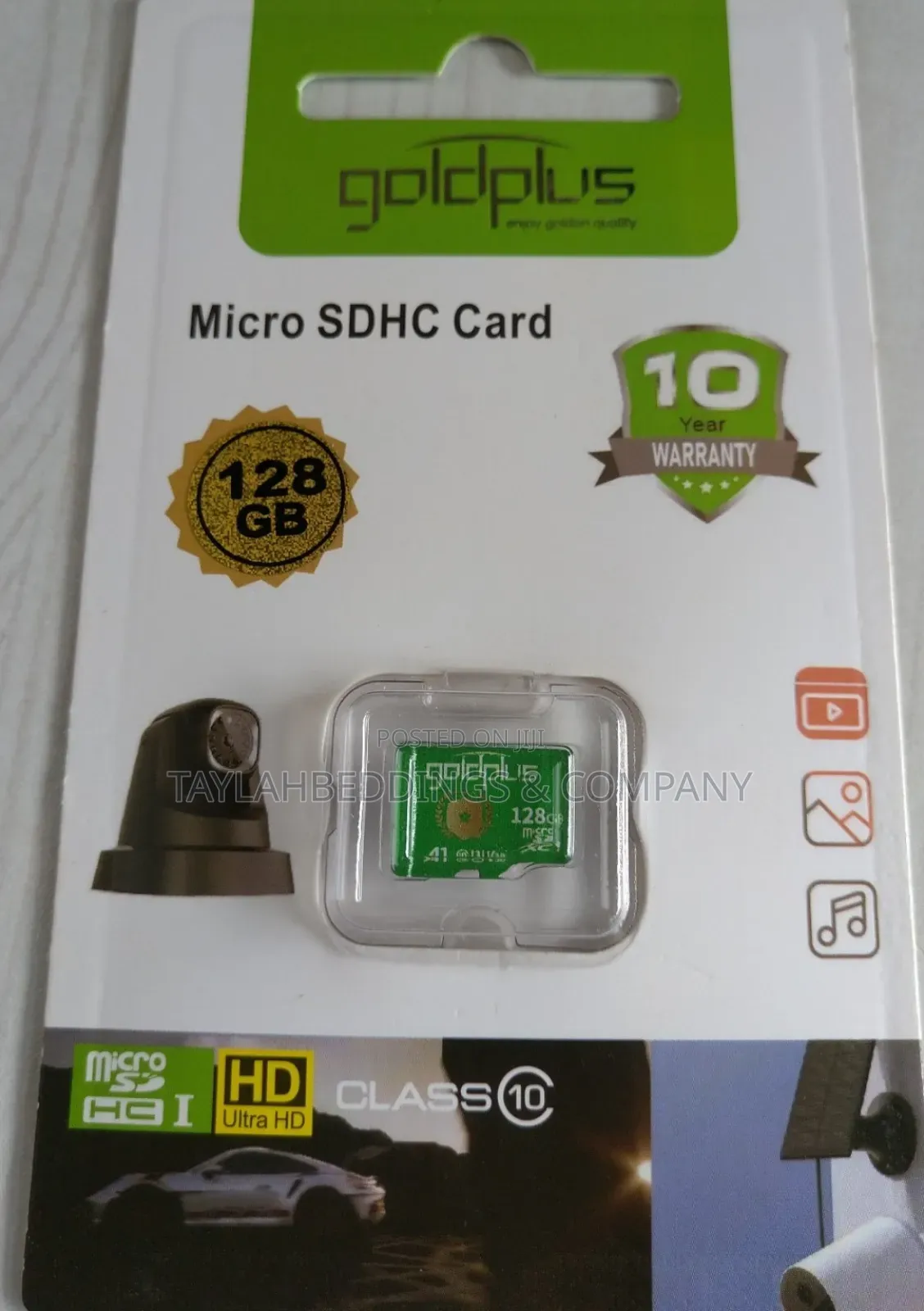 128GB Class 10 Memory Card for CCTV Camera, Mobile Phones