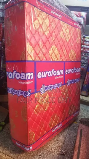 Eurofoam Mattress Quilted Density. 5*6*10 Inches.( Red)