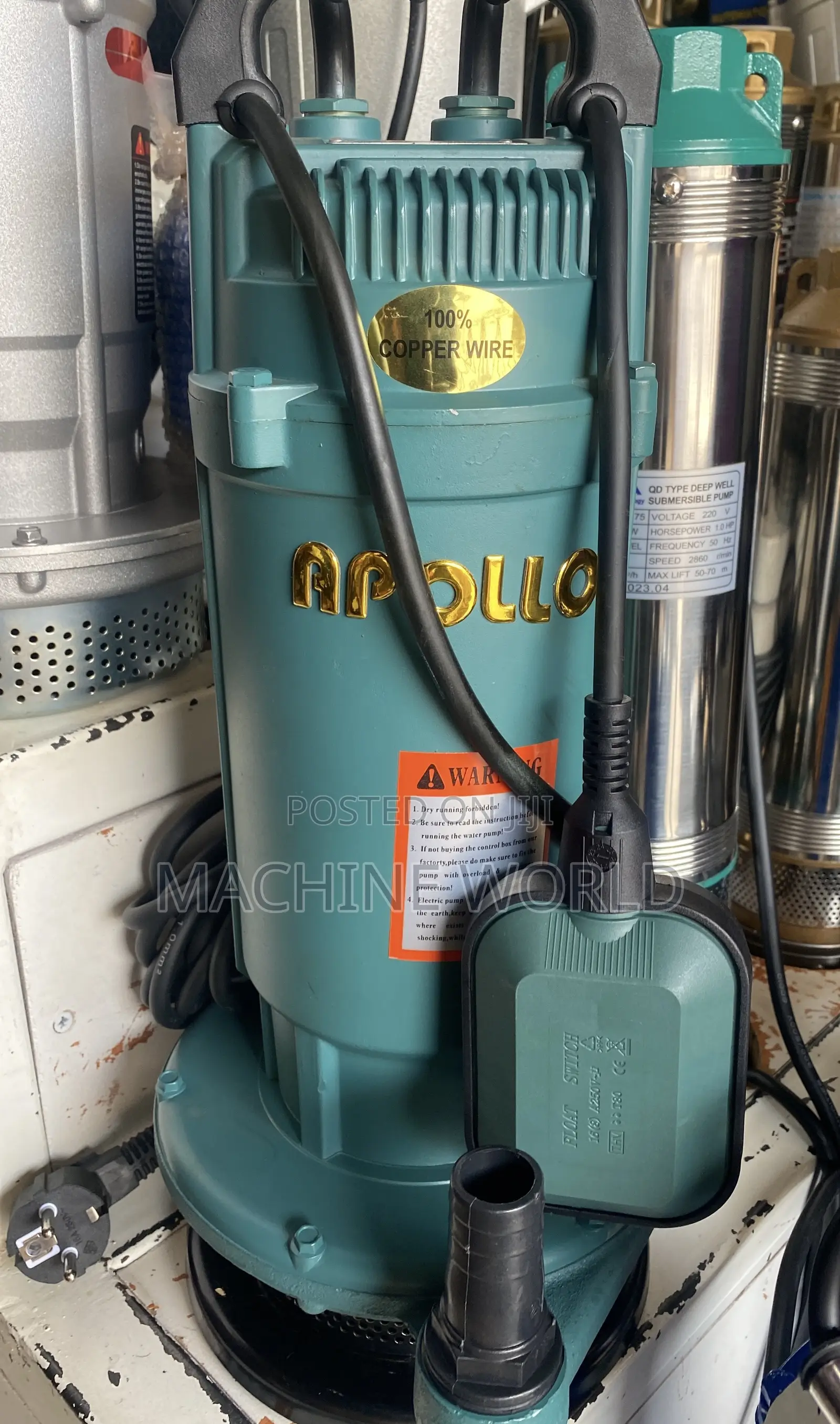 APPOLLO JAPAN Pump/Submersible Pump(Deep Well) 40meters(150f