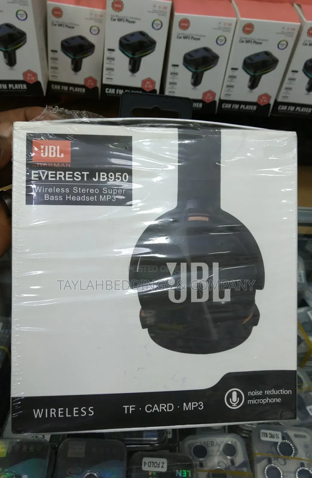 JBL Wireless on-Ear Headphones With Pure Bass Sound