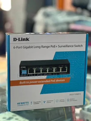 6-Port Gigabit Long Range Poe Switch