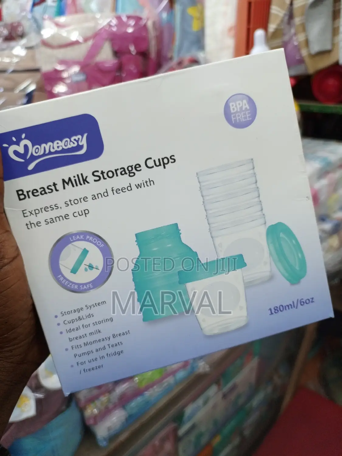 5pcs Set of Breast Milk Storage Cups