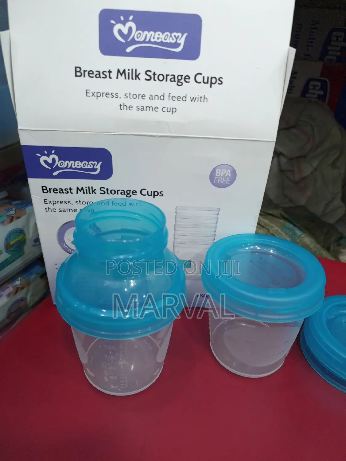 5pcs Set of Breast Milk Storage Cups