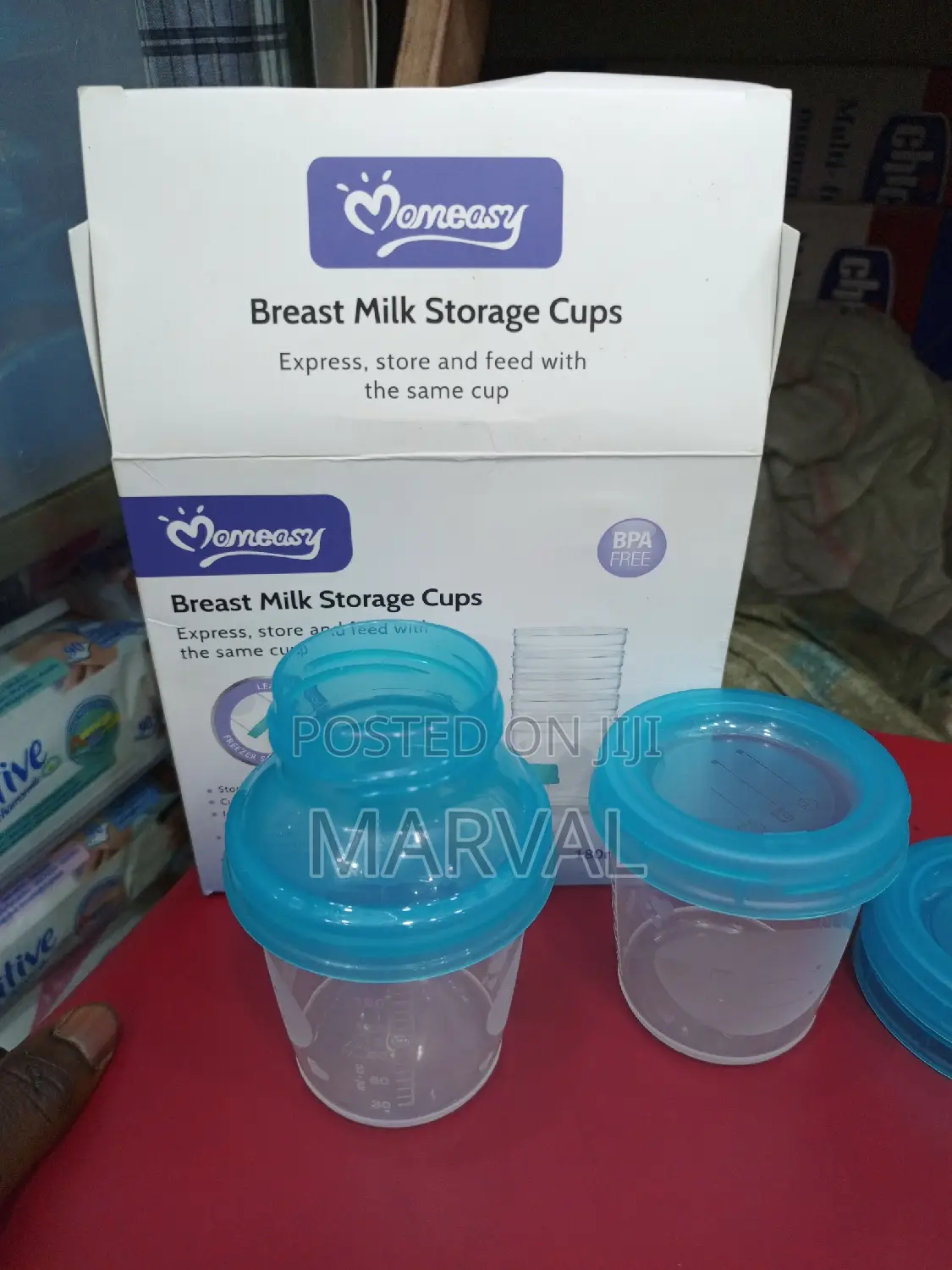 5pcs Set of Breast Milk Storage Cups