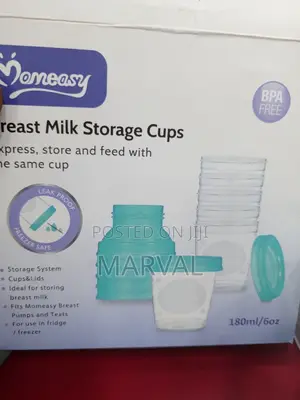 5pcs Set of Breast Milk Storage Cups