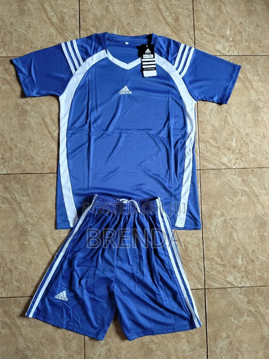Brand New Adult Plain Blue Soccer Jerseys