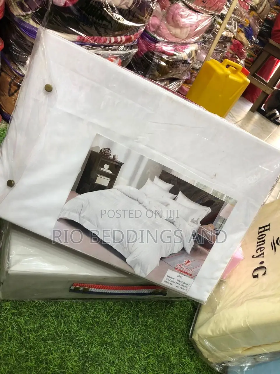 Pure Cotton Fitted Bedsheet 6pcs