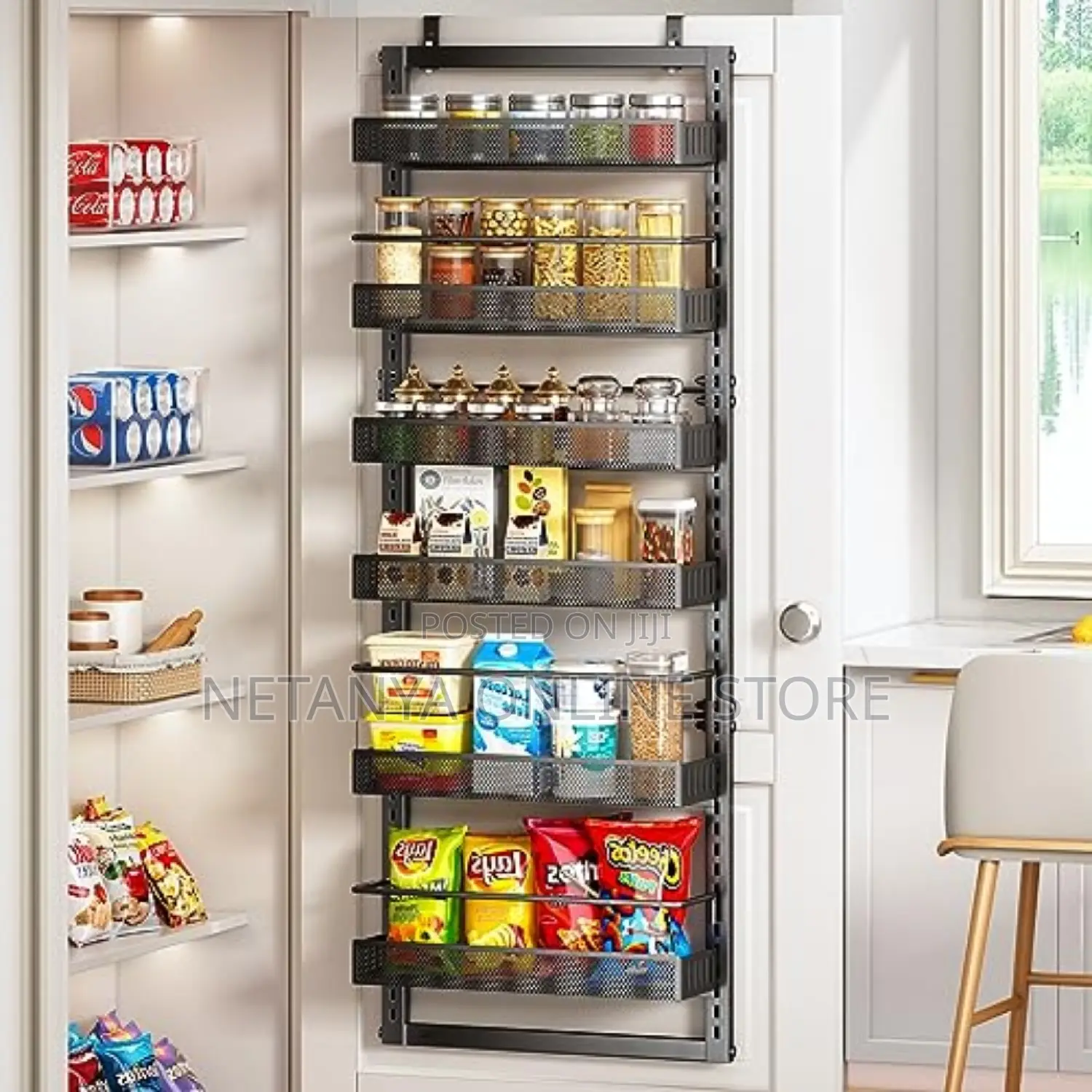 Over the Door Kitchen Spice Rack