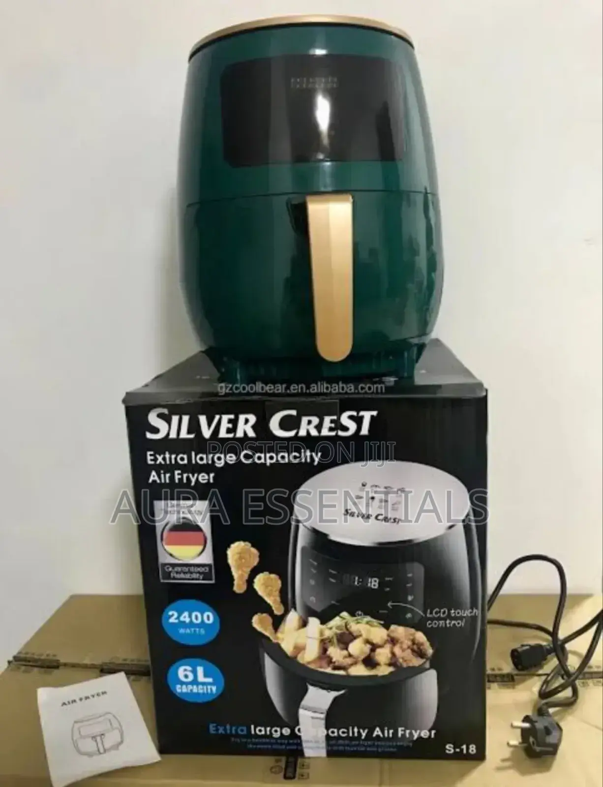 Hot Air Fryer 6L Silver Crest
