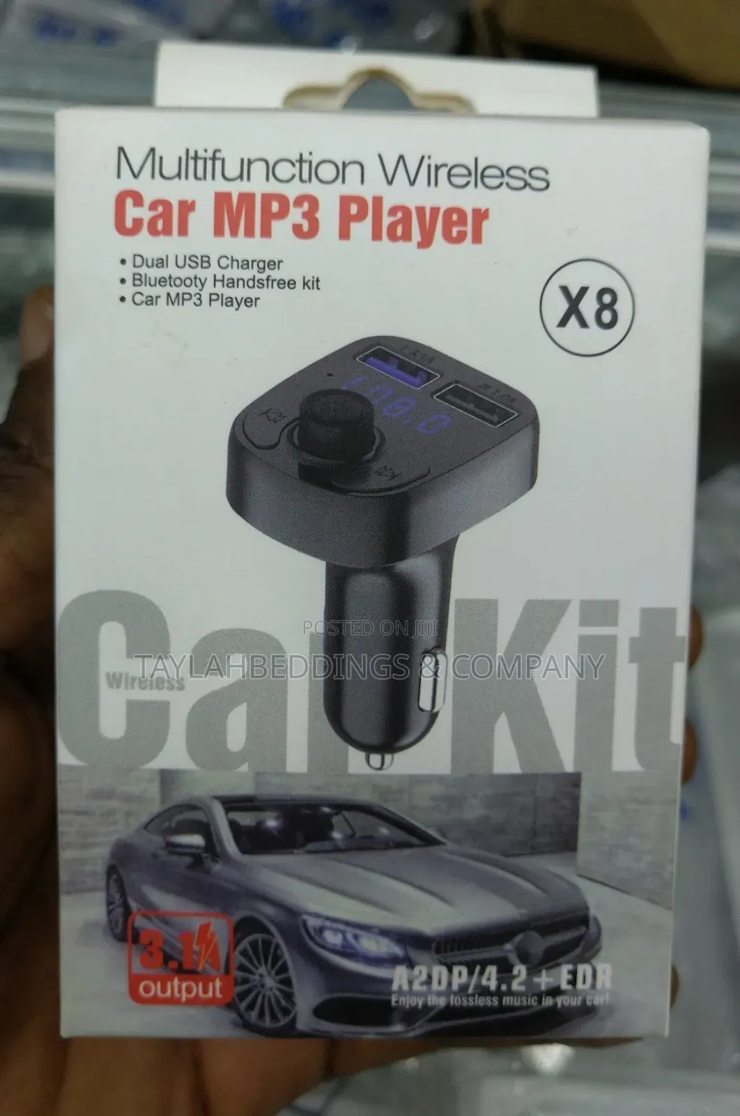 Car Transmitter Charger MP3 Player X8 Multifunctional Player