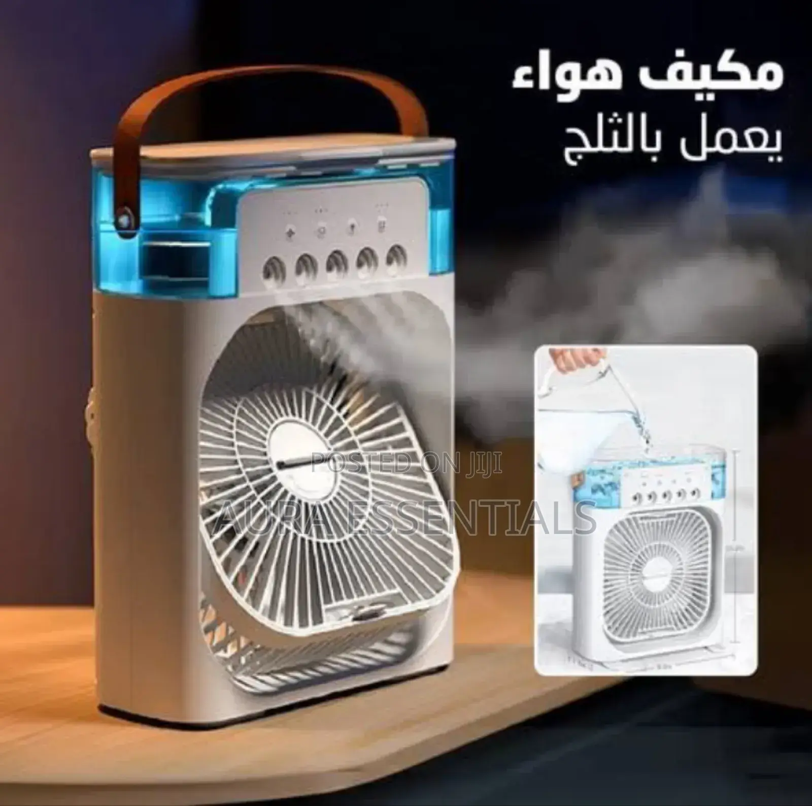 3 In 1 Airs Cooler USB Electric Portable Fan