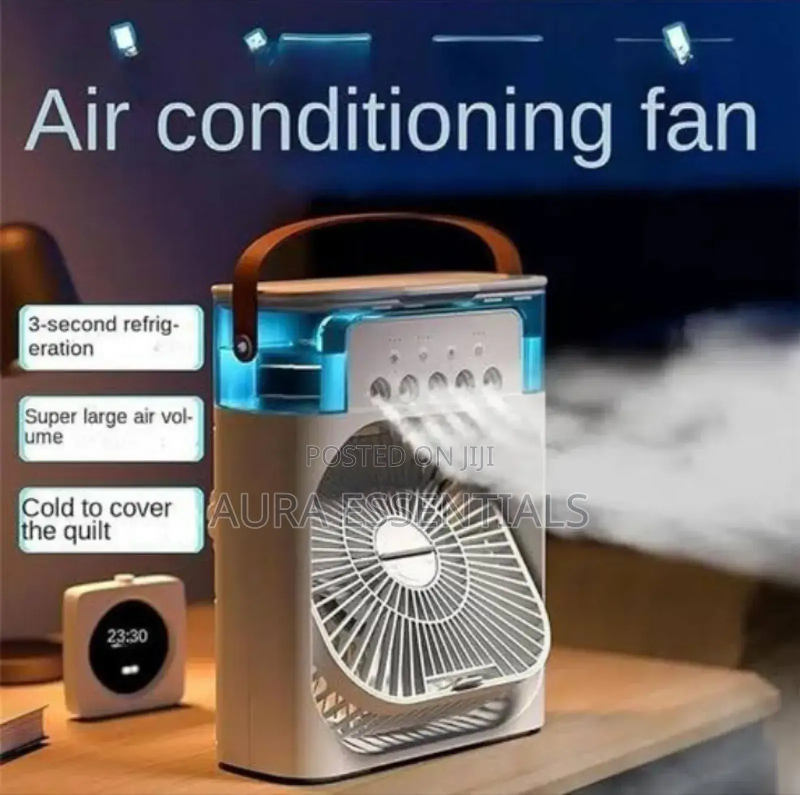 3 In 1 Airs Cooler USB Electric Portable Fan
