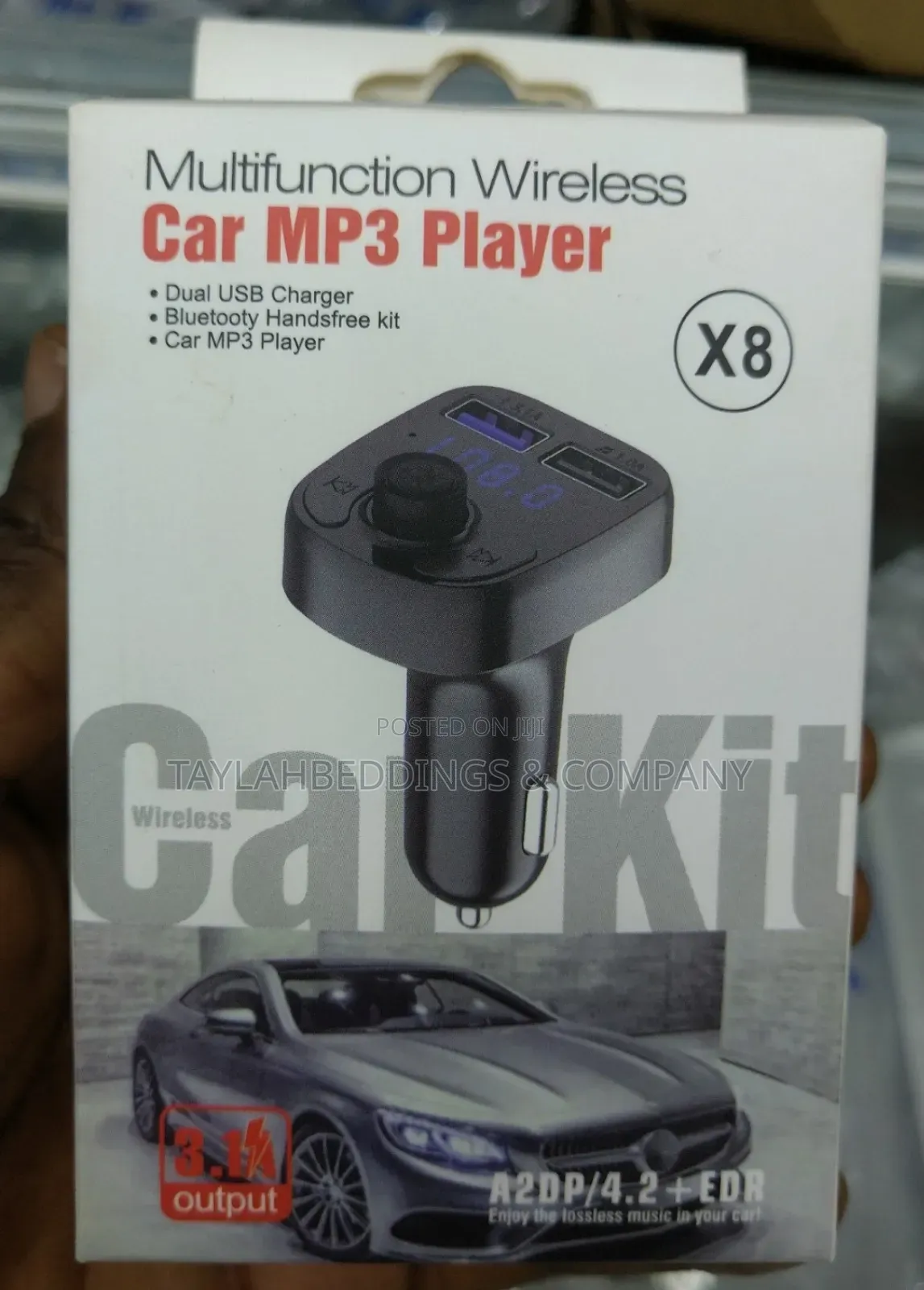 Car Transmitter Charger MP3 Player X8 Multifunctional Player