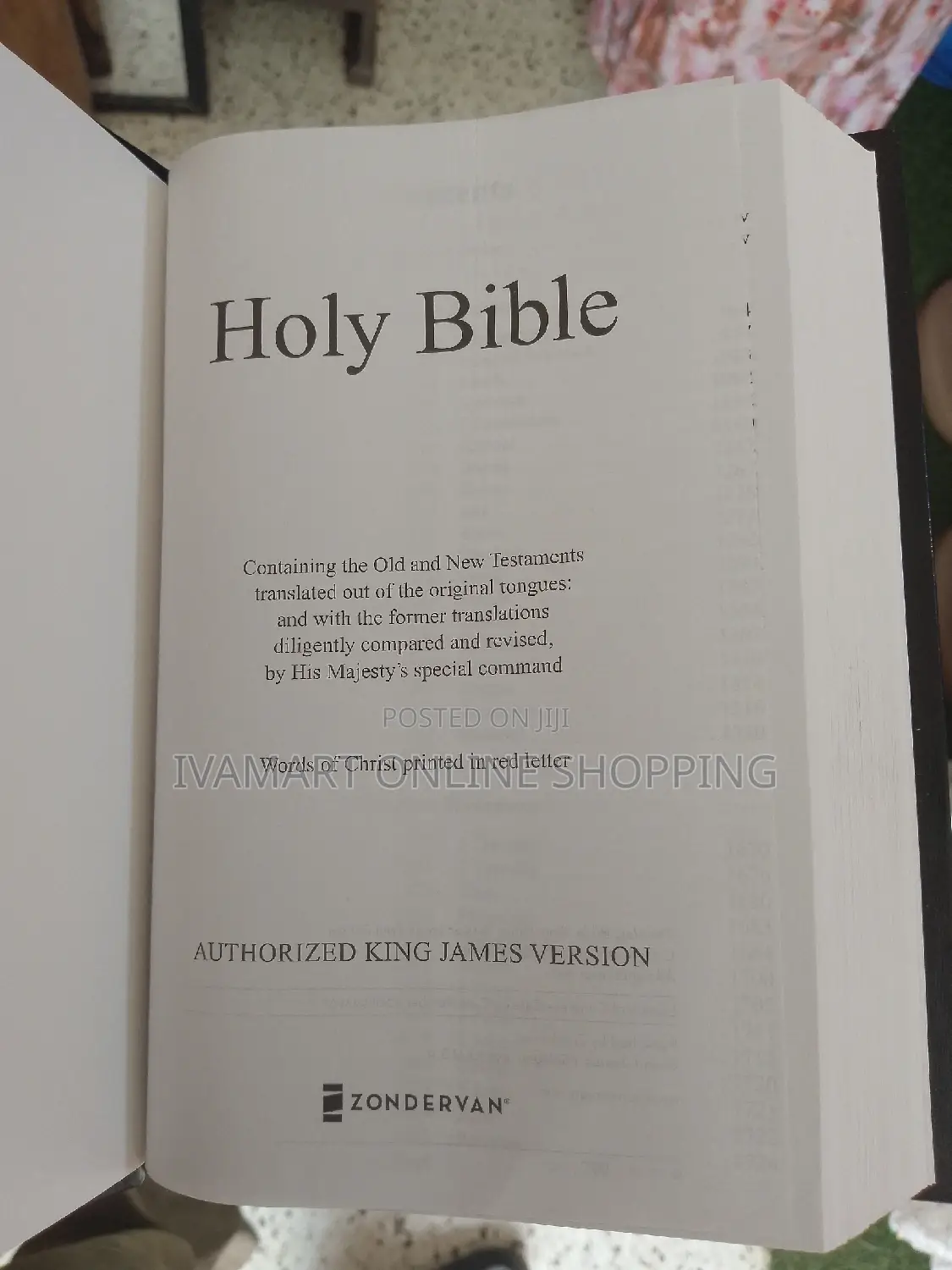 Holy Bible KJV Large Print - Hard Cover