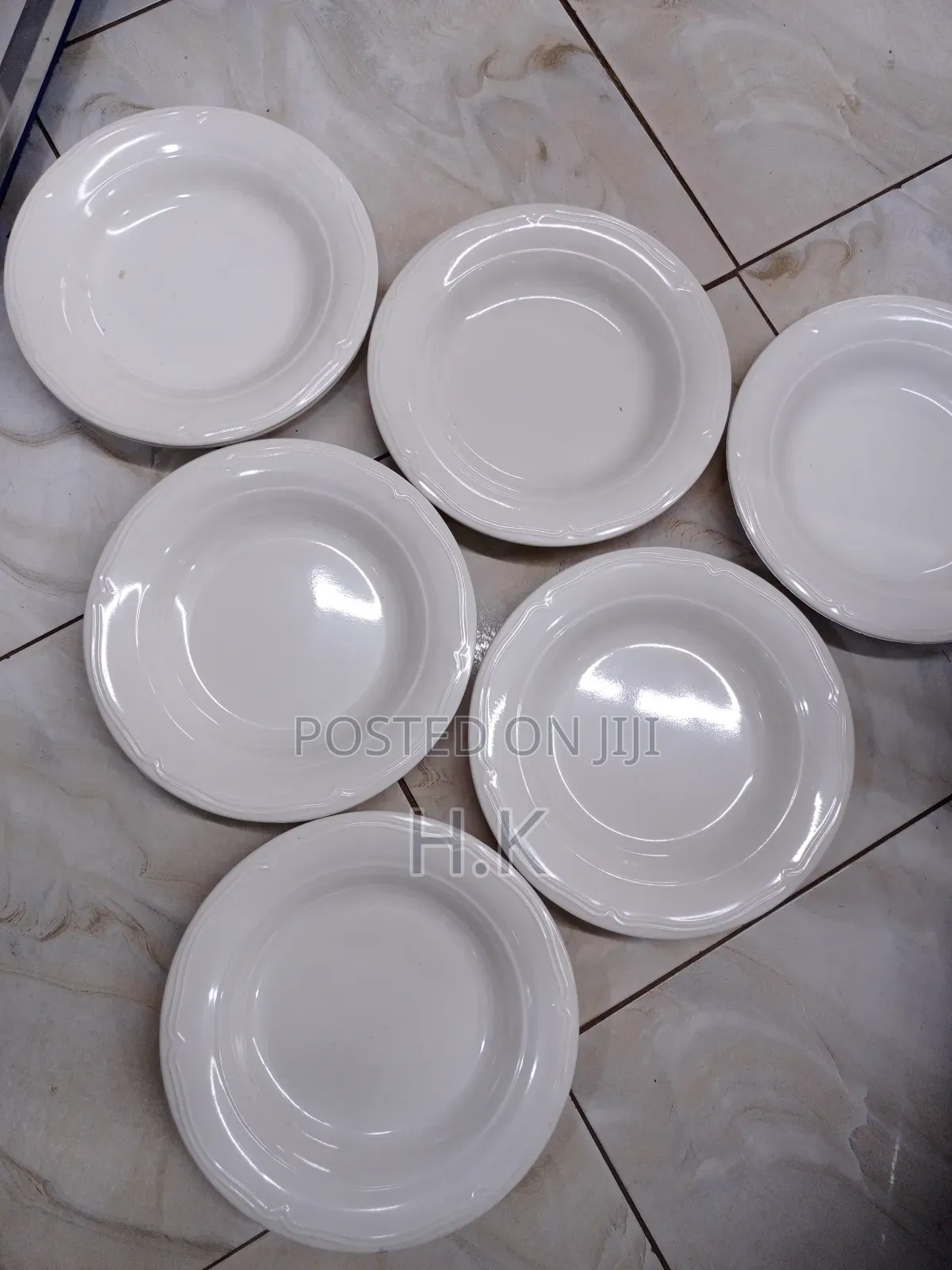 6pcs Heavy and Unbreakable Melamine Plates