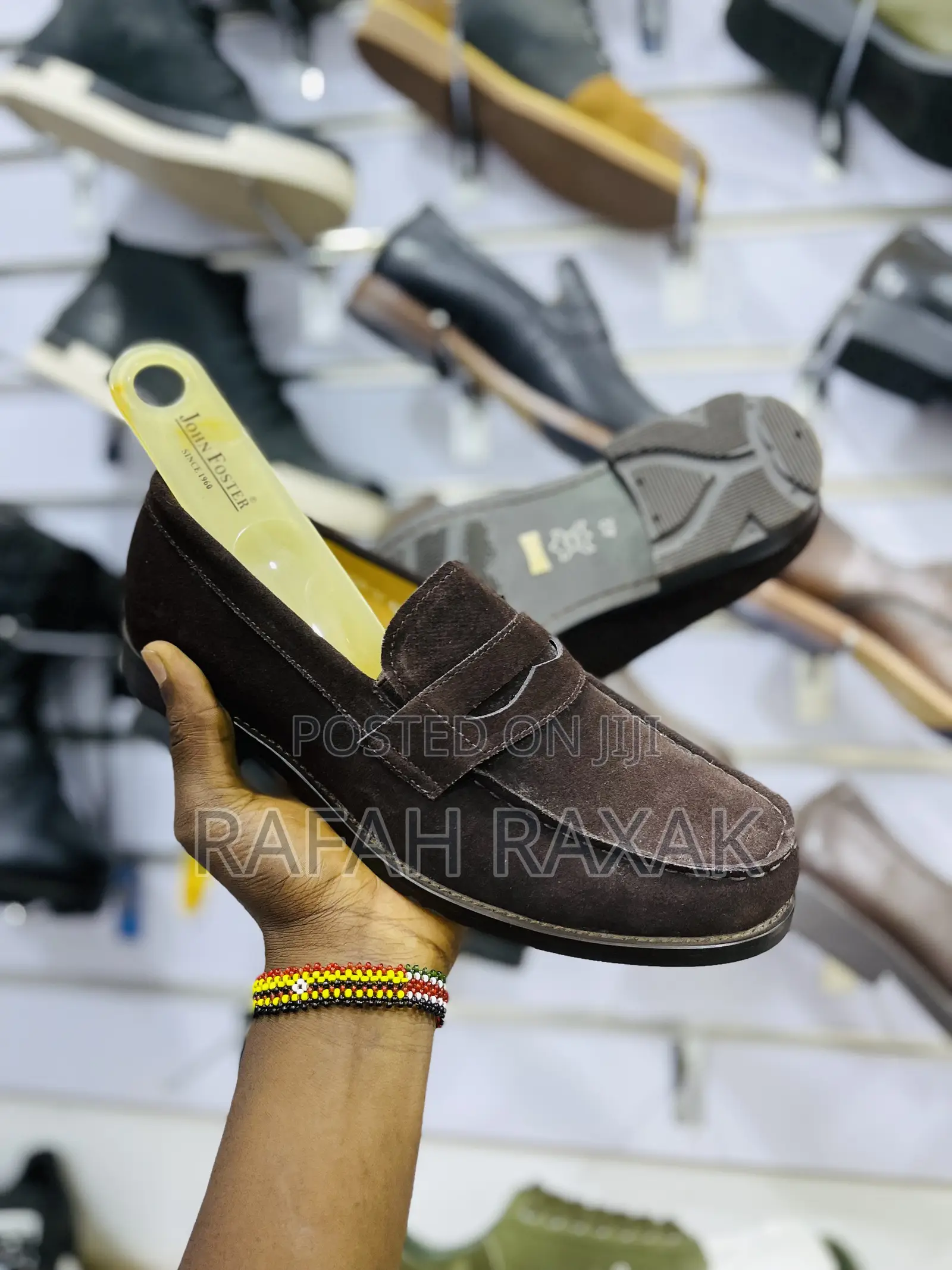 Original Coffee Brown John Foster Suede Loafers