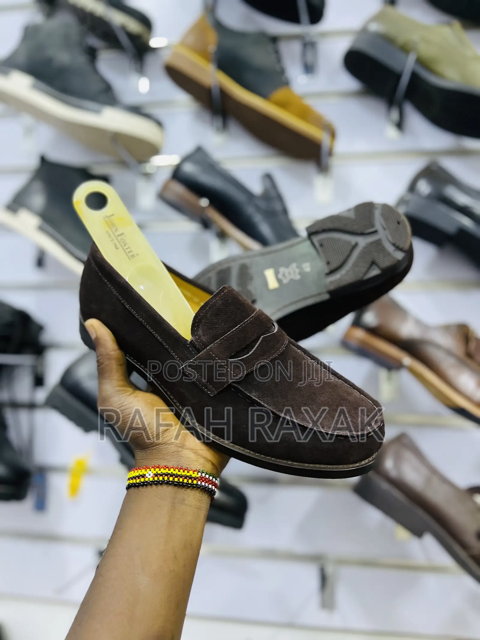 Original Coffee Brown John Foster Suede Loafers