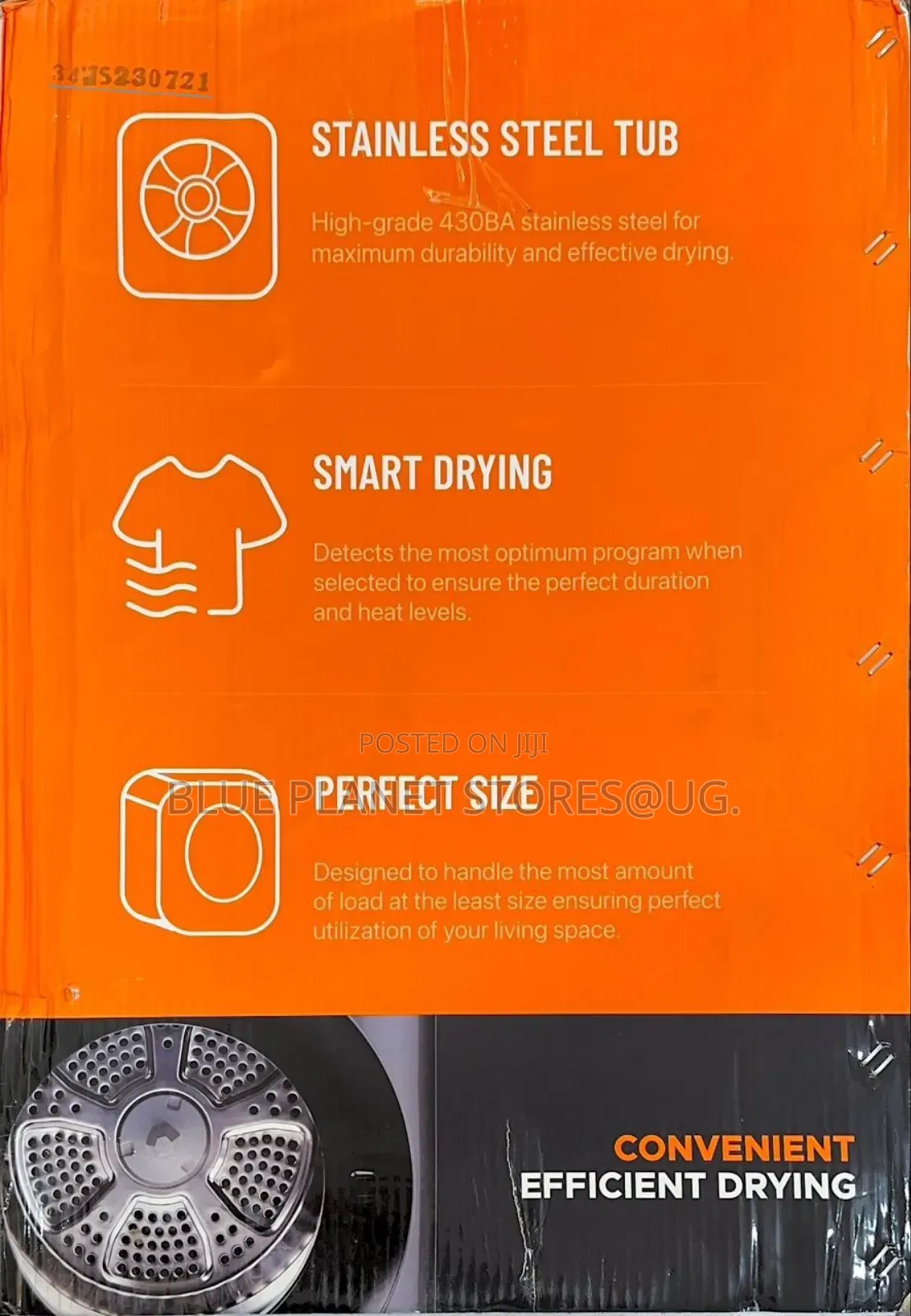 Porodo 4.0kgs Smart Mini Dryers \\ 1150w \\ Pd-Lsduv-Sl.