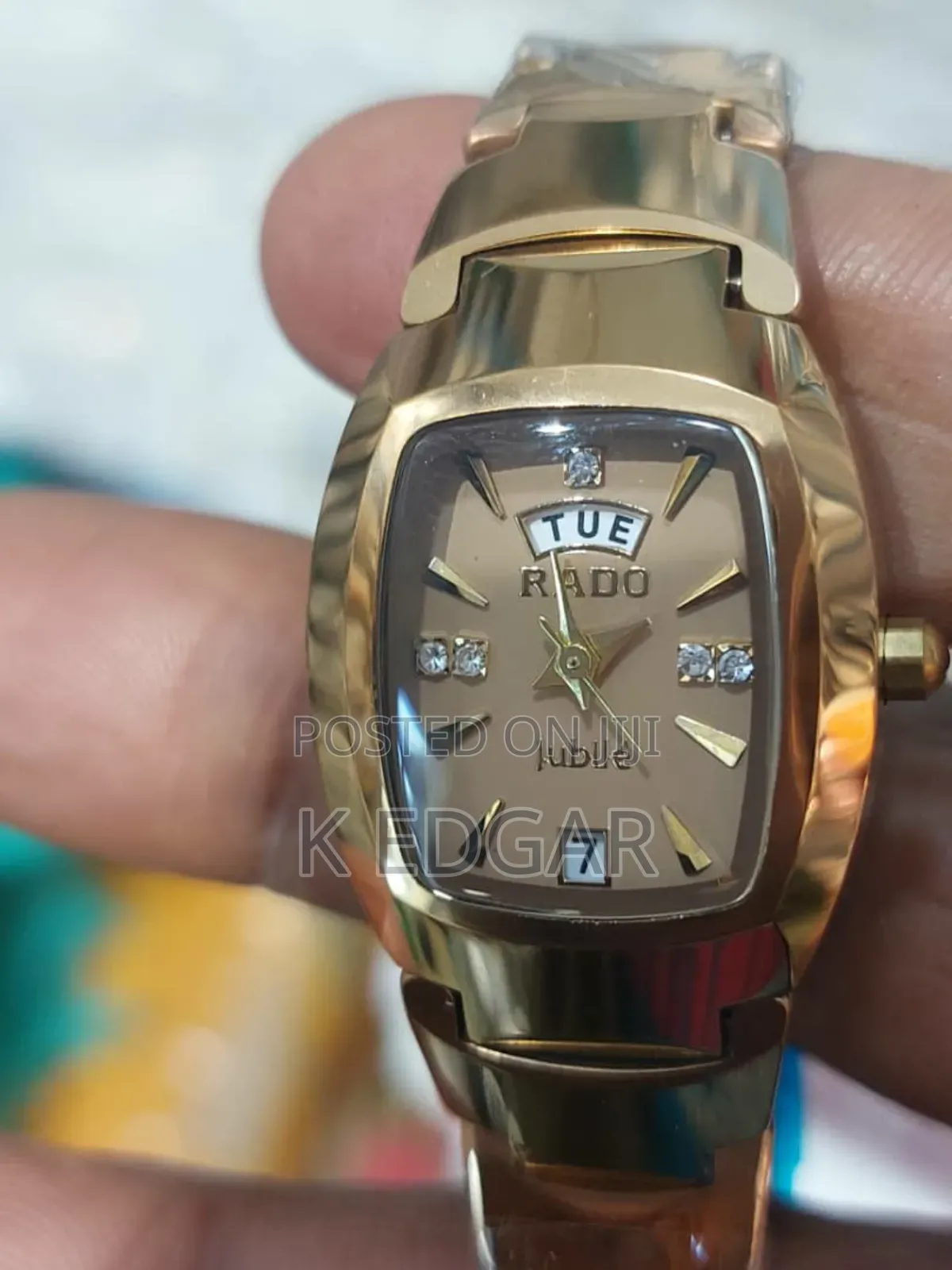Golden Rado Watch for Ladies