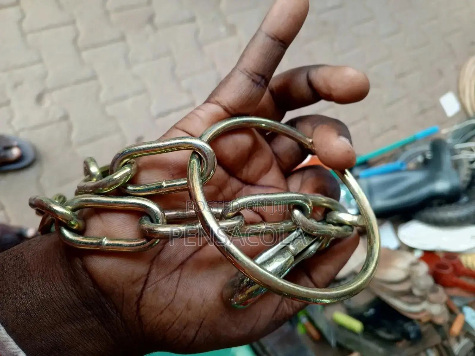 Dog Chain + Collar