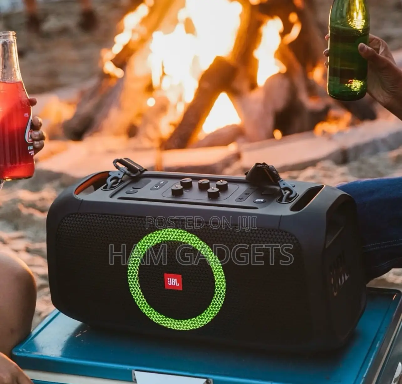 JBL PARTYBOX on the Go Portable Bluetooth Speaker.