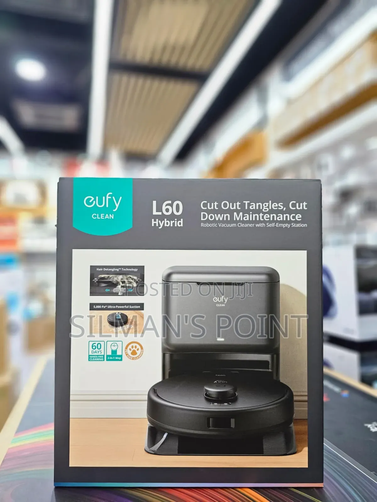 Eufy L60 Hybrid Vacuum Cleaner With Emptying Station