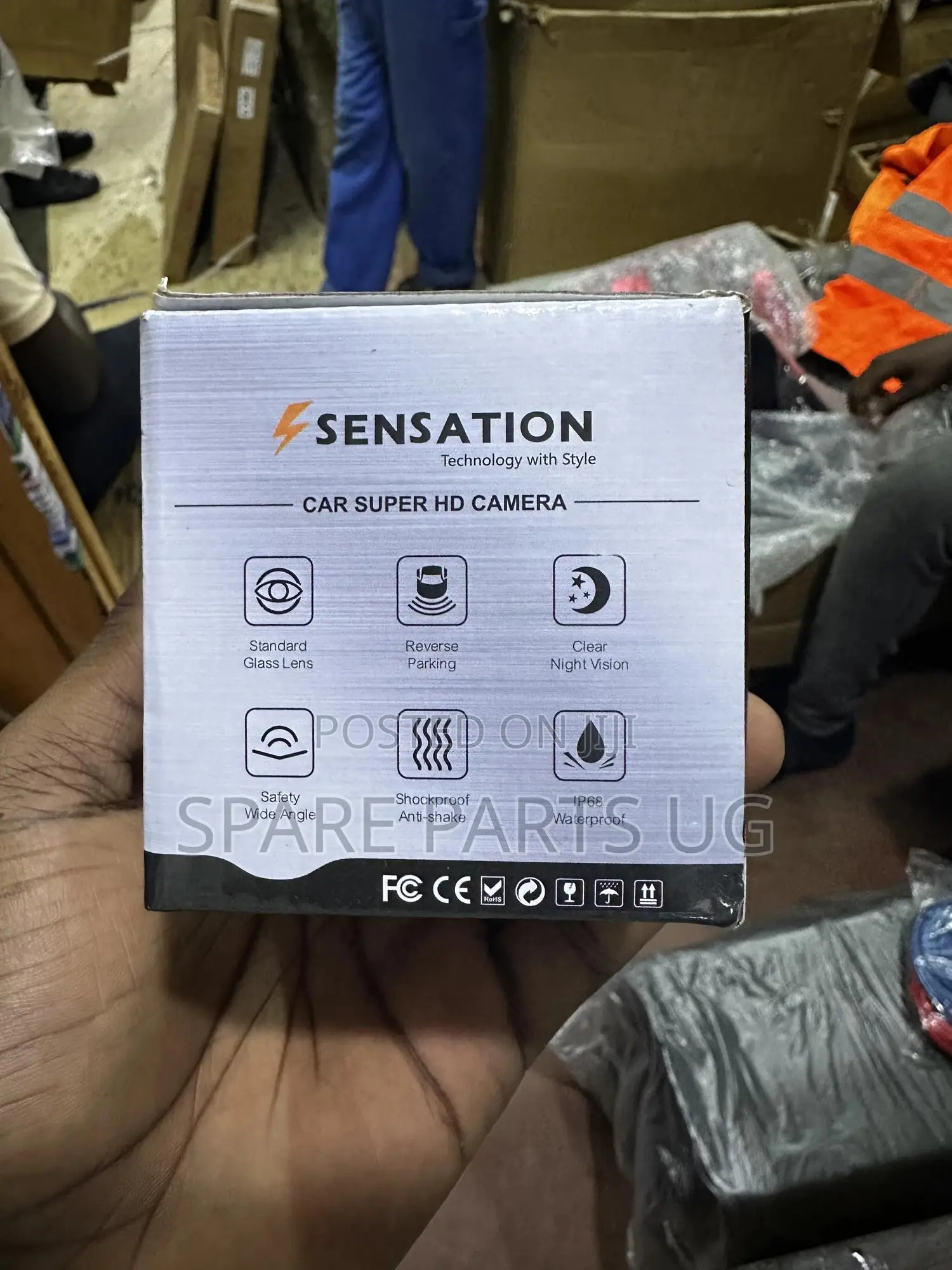 AI Smart Detection HD Rear View Camera