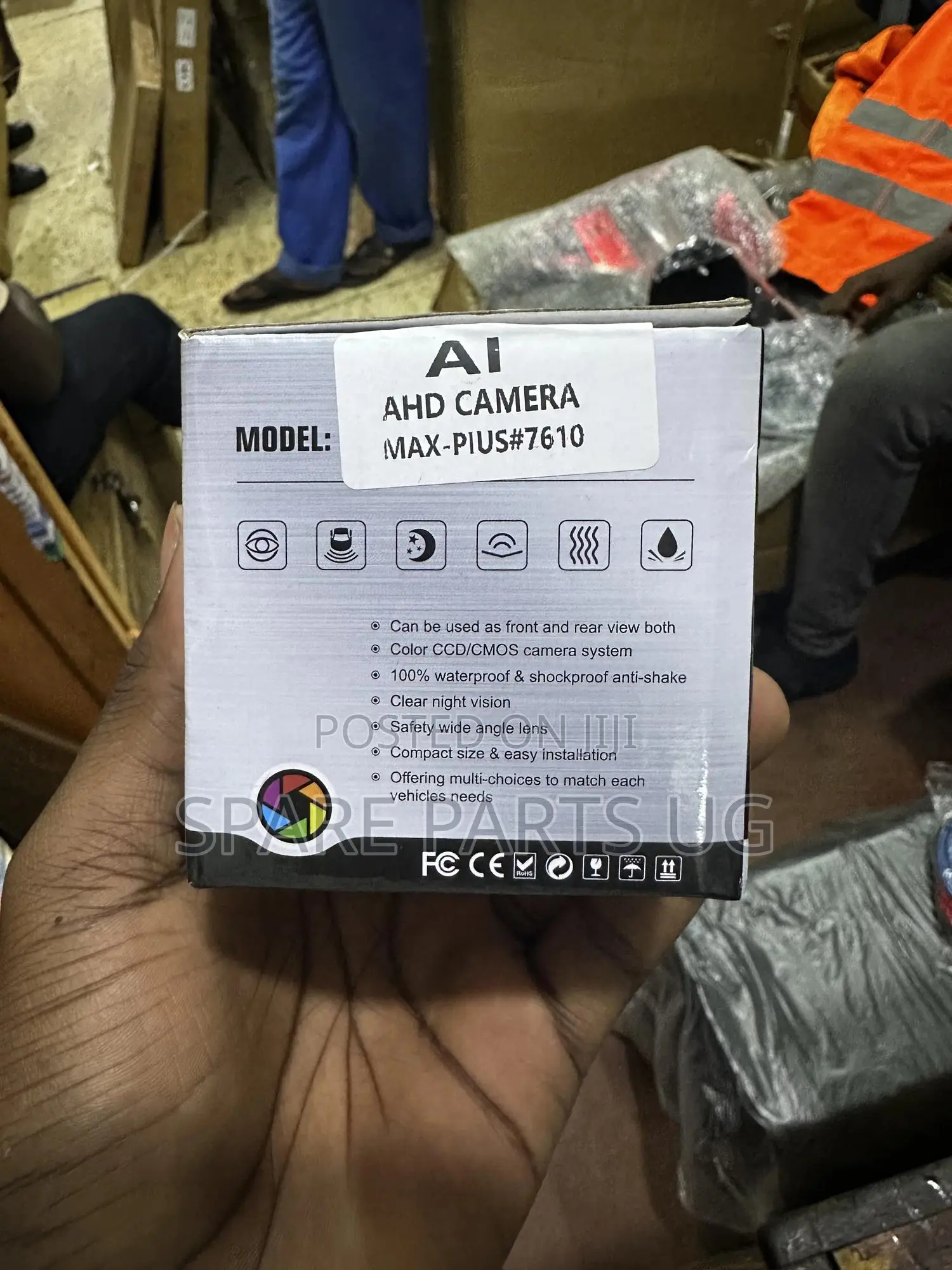 AI Smart Detection HD Rear View Camera
