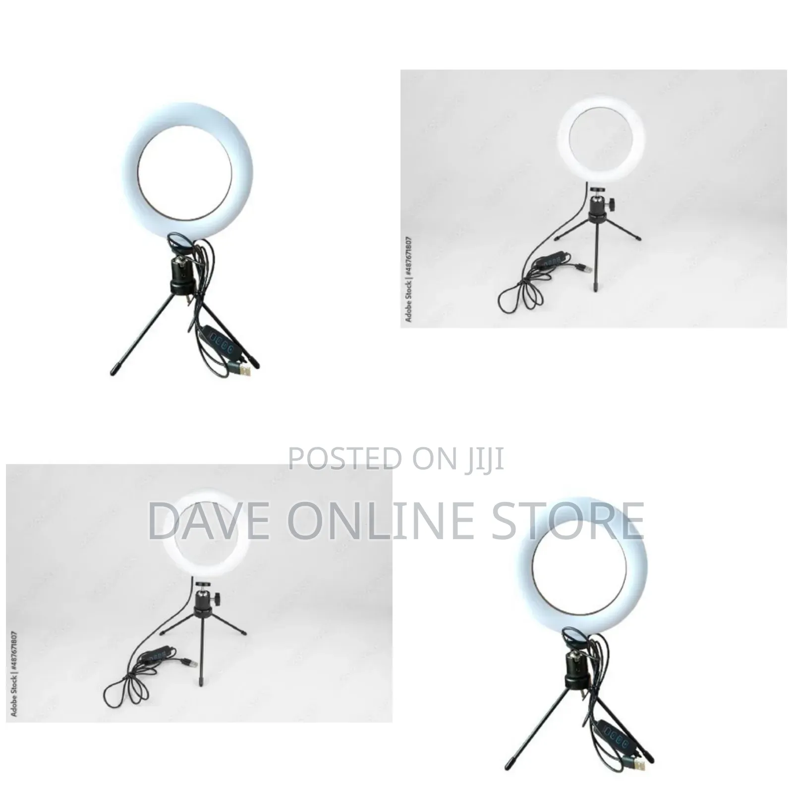 6 Inch Selfie Desktop Ring Light LED Lamp