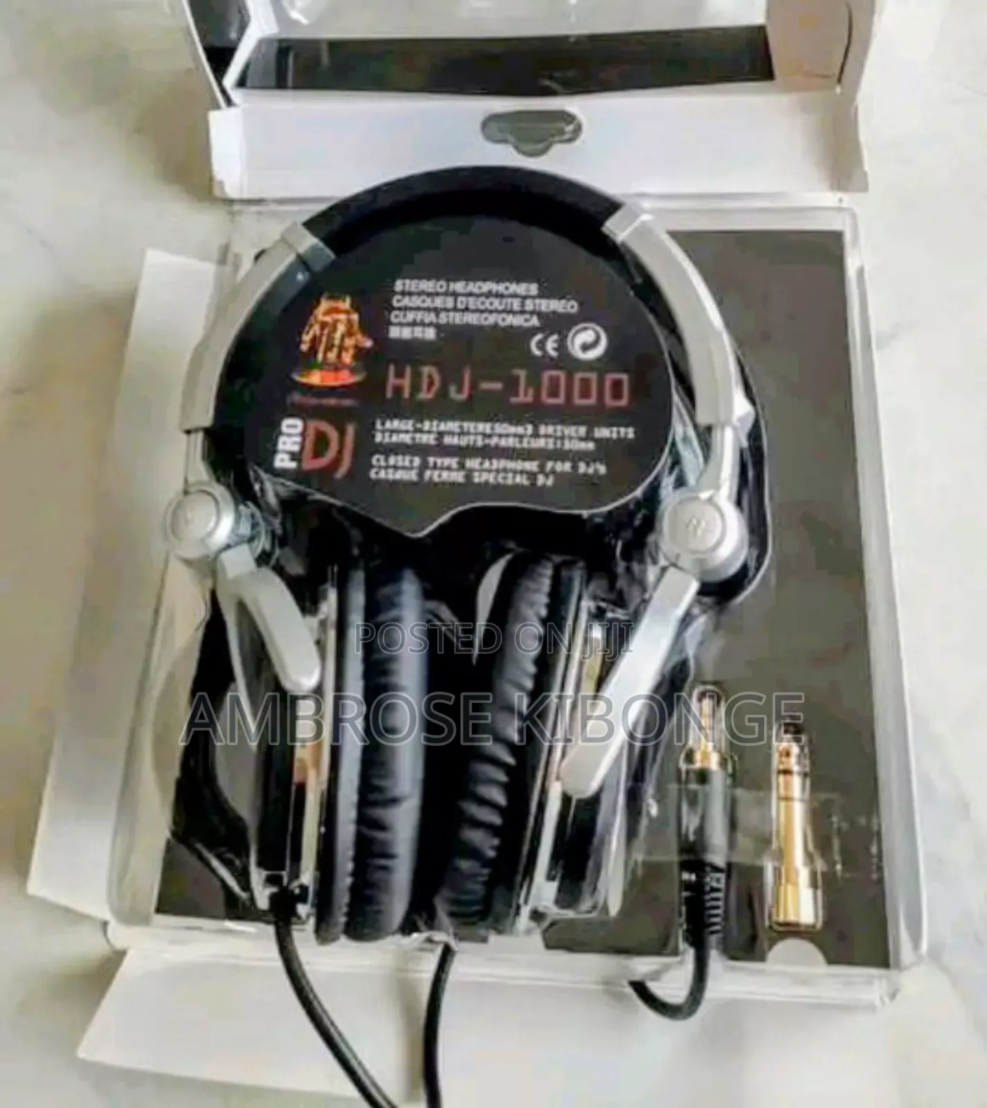 Classic Sound POWER HDJ-1000 Professional Studio Headphones