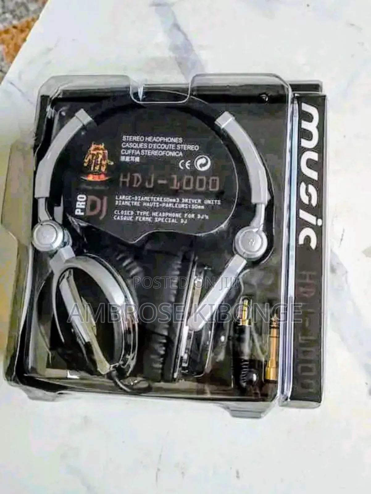 Classic Sound POWER HDJ-1000 Professional Studio Headphones