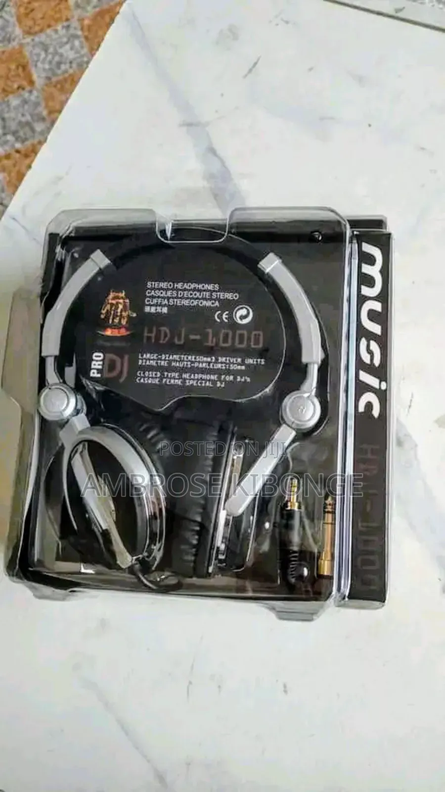 Classic Sound POWER HDJ-1000 Professional Studio Headphones