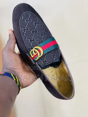 Original Men’S Leather Suede Gucci Loafers