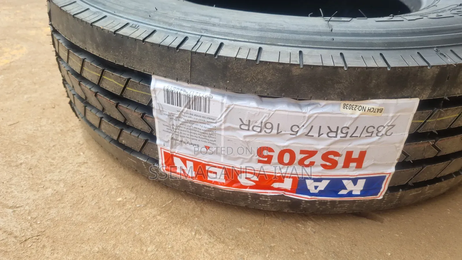 235/75r17.5 Highway Kapsen Tyre