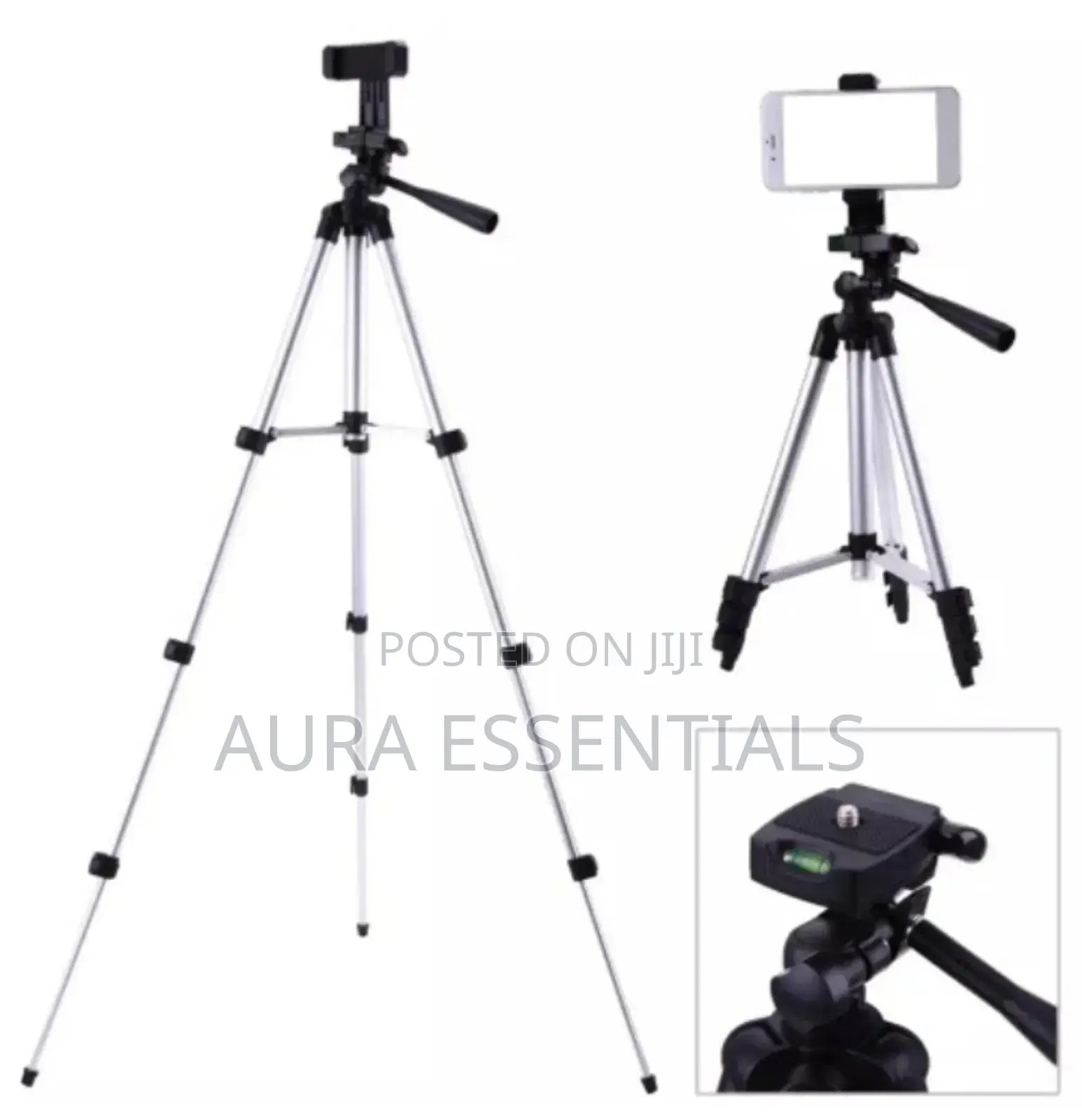 Silver 3110 Metal Tripod Stand