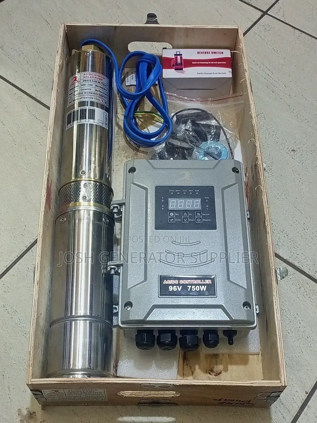 55m Head 96v AC/DC Solar Pump