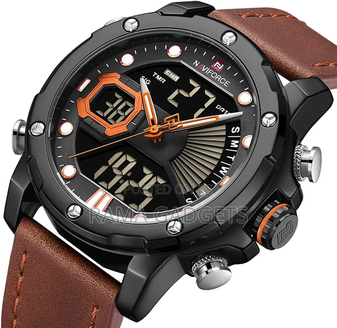 Watches for Men ] NAVIFORCE 9172 Mens Watch -