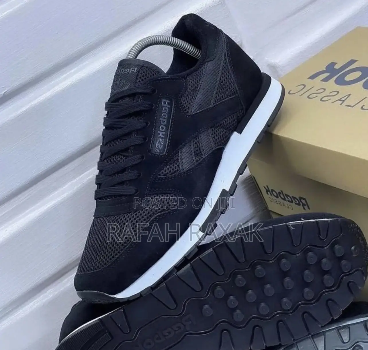 Original Black Reebok Classic Suede Sneakers