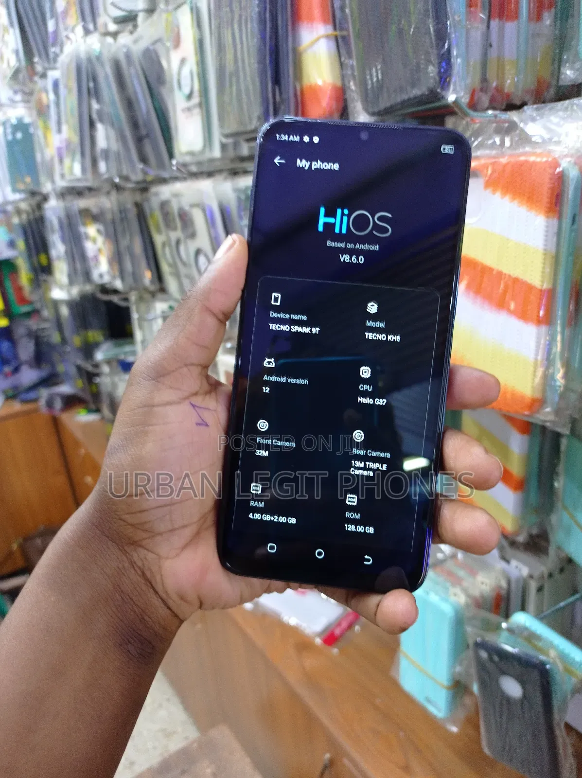 Tecno Spark 9T 128 GB Black
