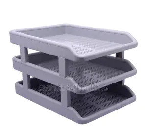 Deluxe Document Tray 3 Layer Hard Plastic