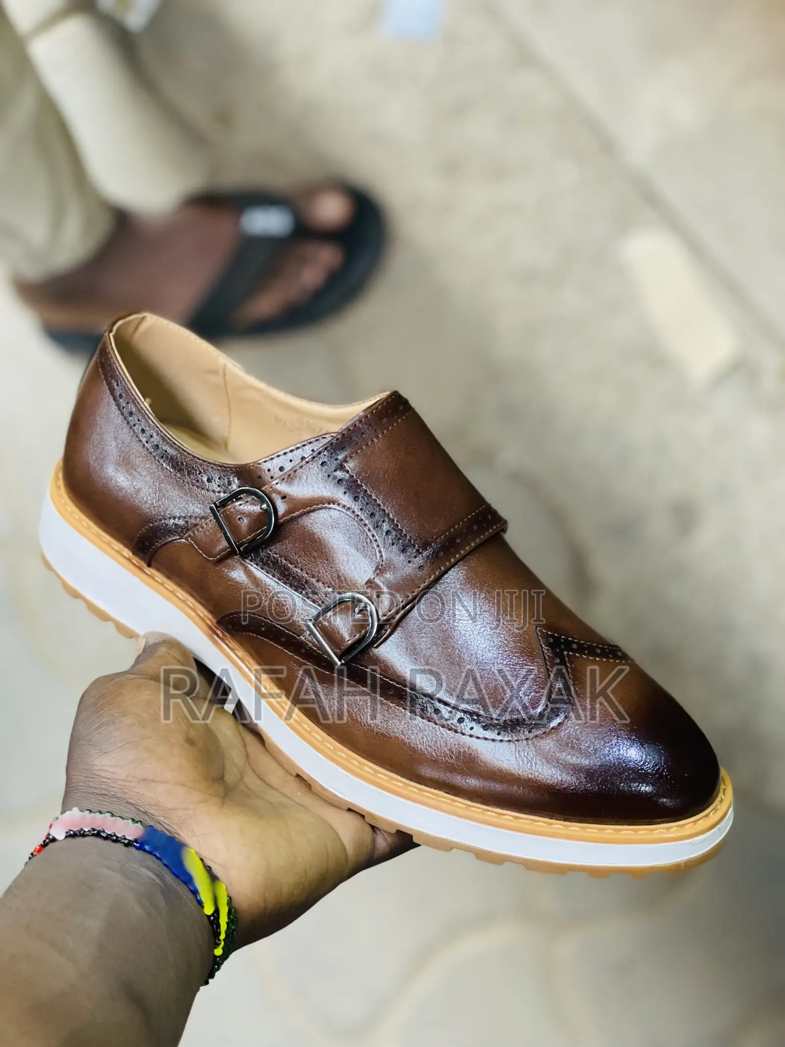 Classic Men’S Double Buckle Oxford Casual Shoes